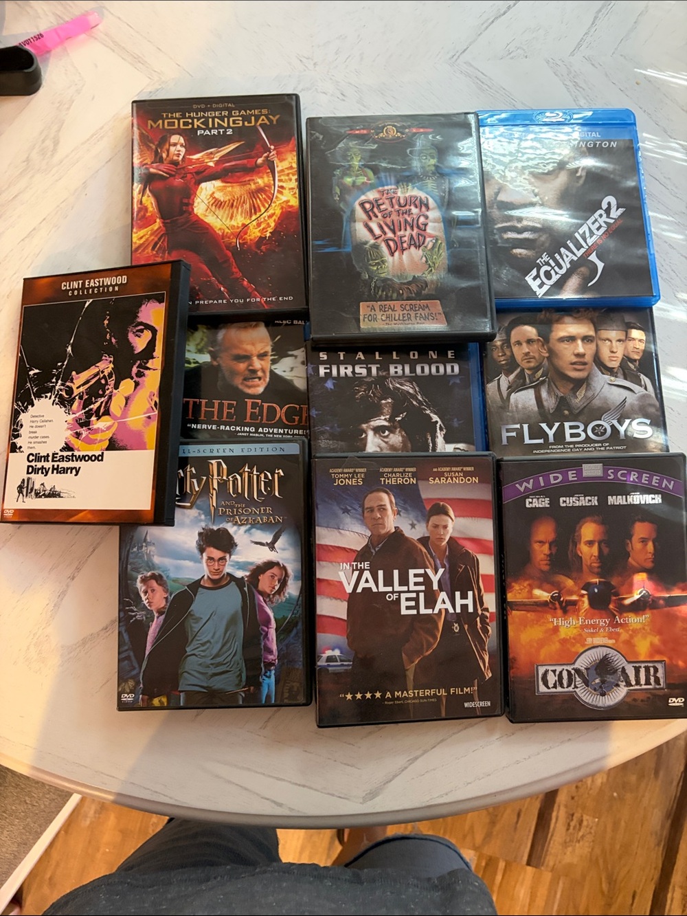 Assorted Home Movie DVD & Blu-ray Collection - Multi-Color Cases